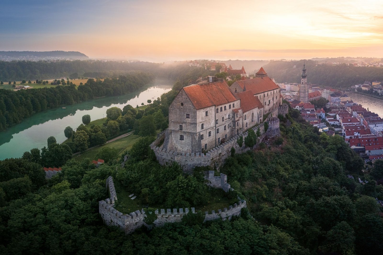 Die Hauptburg von Burghausen