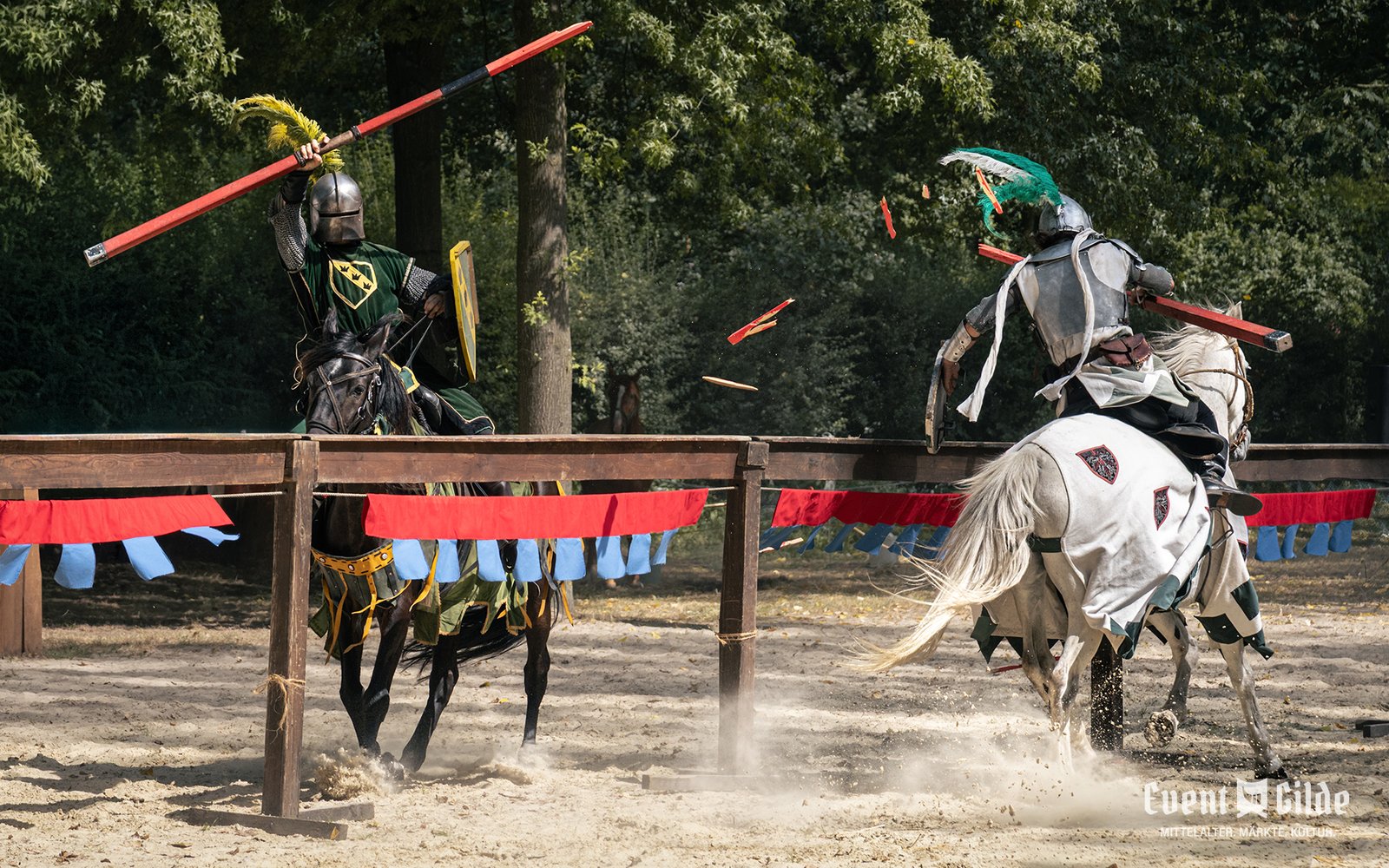 Splitternde Lanzen beim ANNO 1238 in Telgte